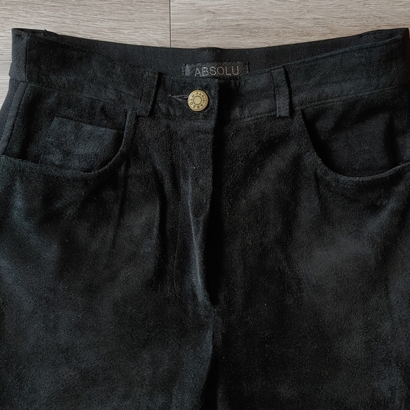 ABSOLU PARIS Vintage High Waisted Straight Leg Pants - Picture 4 of 10